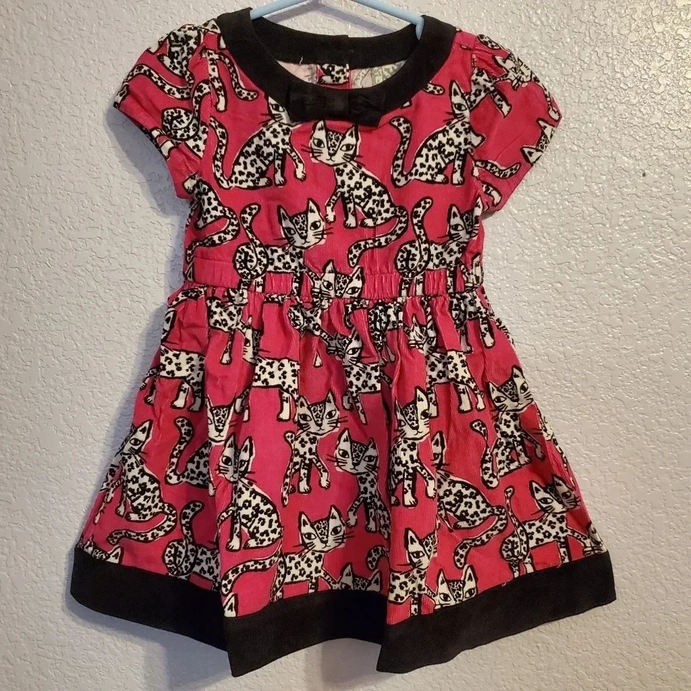 NWT Gymboree Toddler Girl Leopard Cat Dress 2T